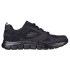 Sapatilhas Skechers Rastreio - Syntac Homem Couro preto/Mesh/Black Trim