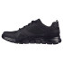 Sapatilhas Skechers Rastreio - Syntac Homem Couro preto/Mesh/Black Trim