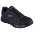 Zapatillas Skechers Track - Syntac Hombre Black Leather/Mesh/Black Trim