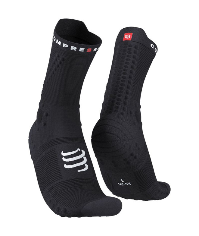 Meias de Trail Compressports Pro Racing Socks V4.0 Preto