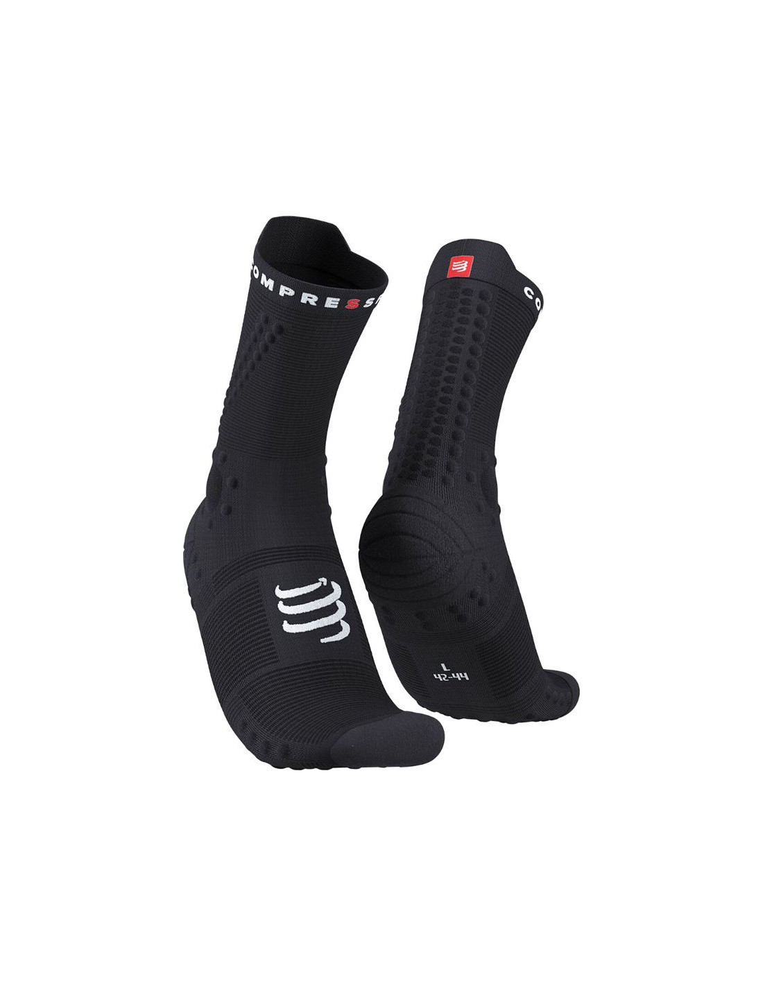Calcetines de trail compressports pro racing socks v4.0 black