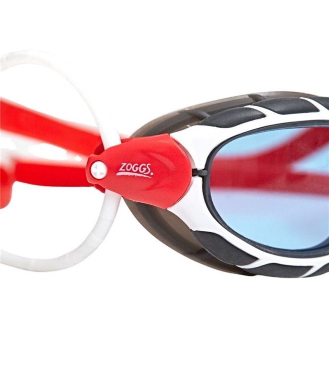 Gafas de natación Zoggs Predator White/ Red