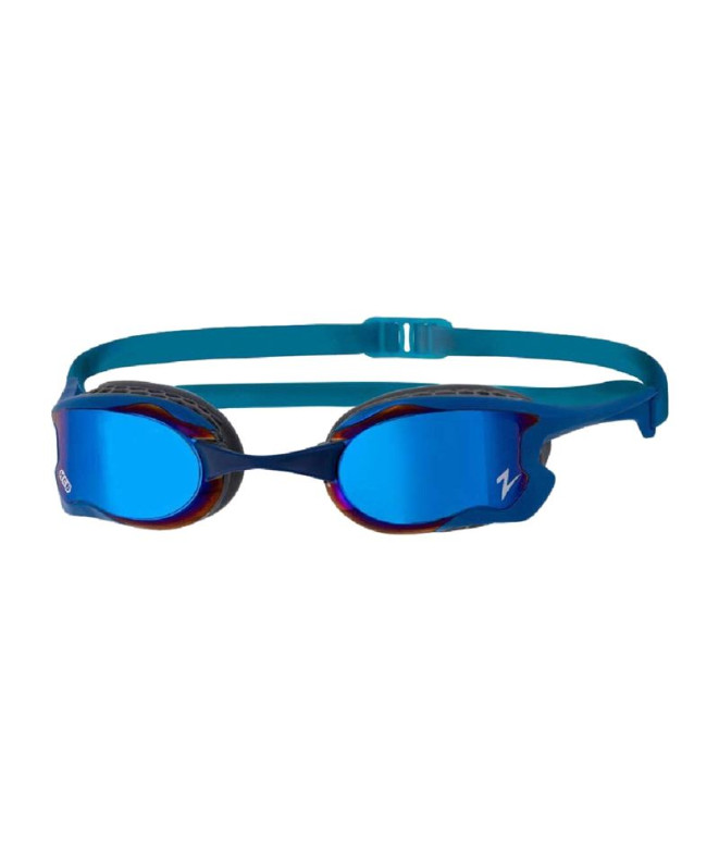 Lunettes de natation Zoggs Raptor HCB Mirror Blue/Grey