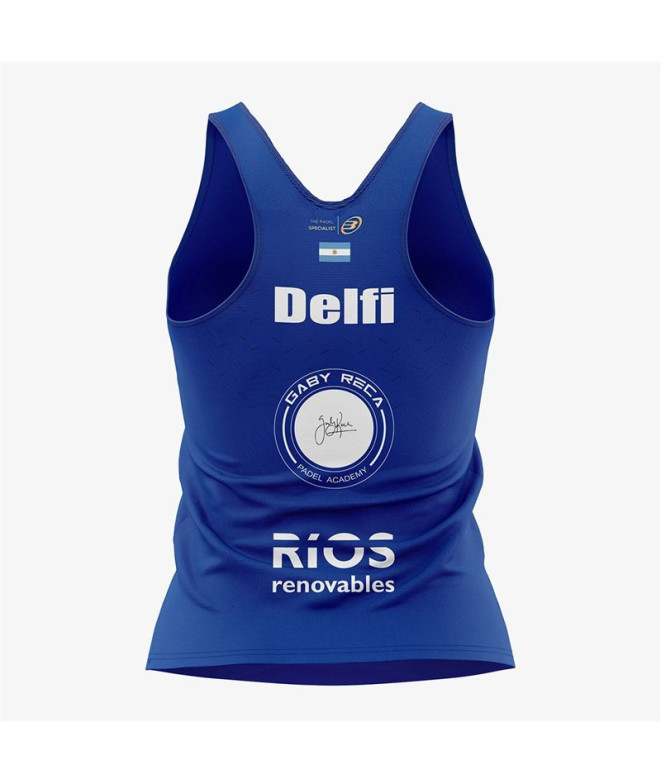 Camiseta Mulher Bullpadel Pitar Db Azul