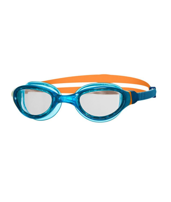 Lunettes de natation Zoggs Phantom 2.0 pour enfants Bleu/Orange
