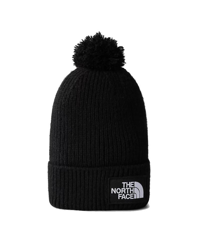 Chapeau à pompon The North Face Logo Box BK