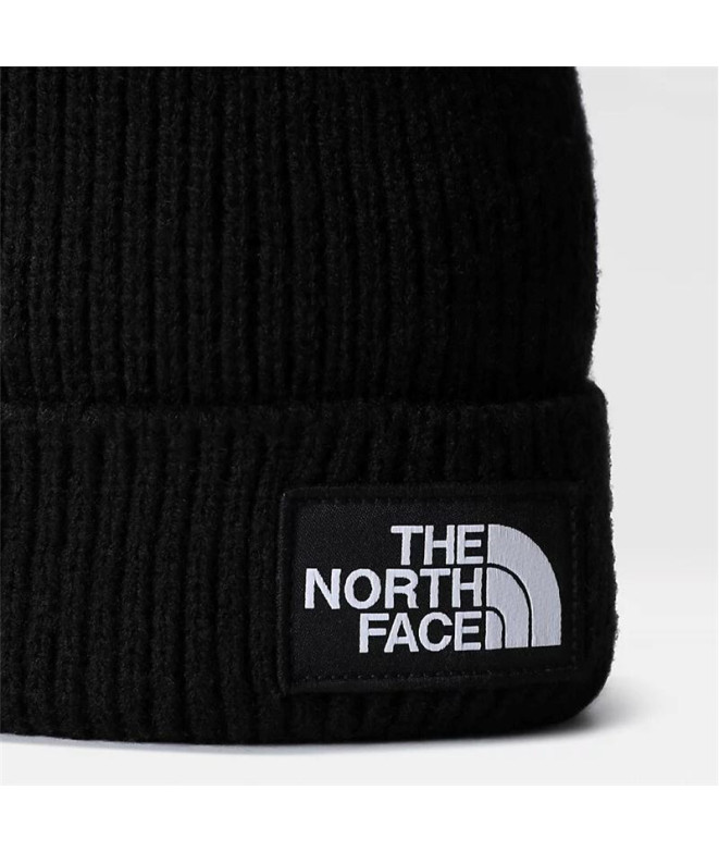 Chapeau à pompon The North Face Logo Box BK