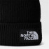 Gorro con Pompón The North Face Logo Box BK