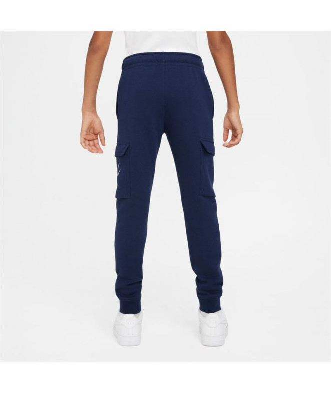 Pantalons Nike Enfant Bleu Sportswear