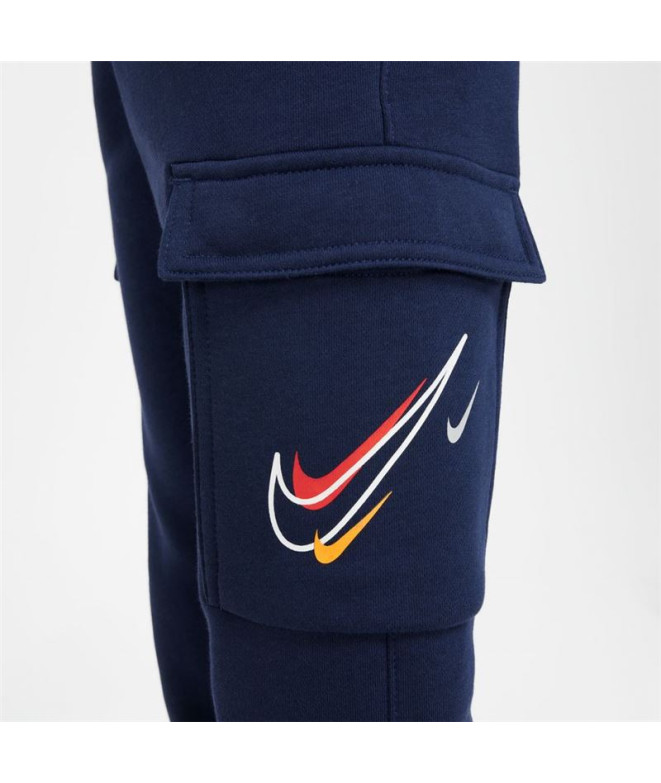 Pantalons Nike Enfant Bleu Sportswear