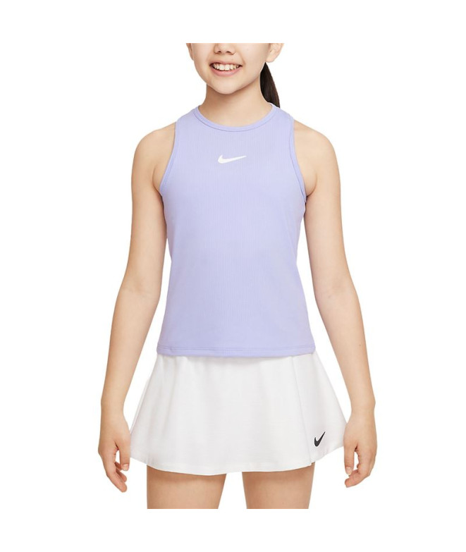 T-shirt Nike Court Dri-FIT Victory Girl Lilás