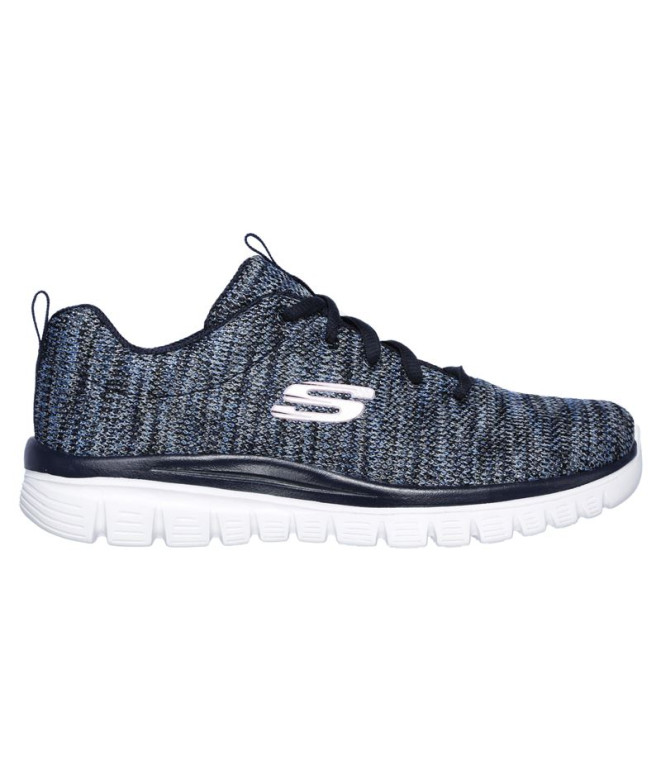 Sapatilhas de Fitness Skechers Graciosa-Torcida Para mulher