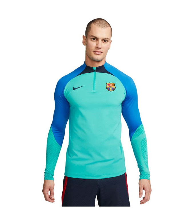 Camiseta Manga Larga Nike FC Barcelona Strike Hombre Blue
