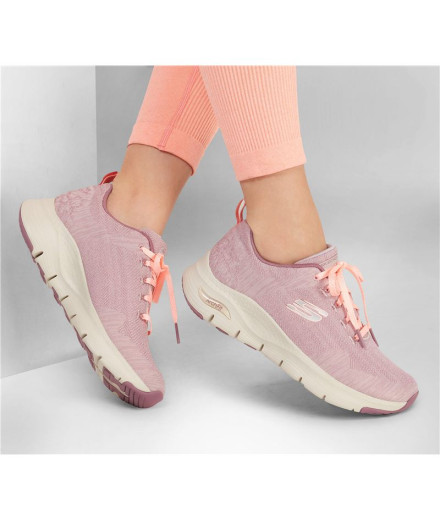 Chaussures Skechers Arch Fit - Comfy Wav Femme Mauve... 2