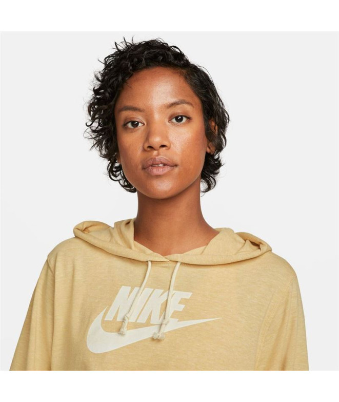Moletom Nike Mulher Castanho Vintage