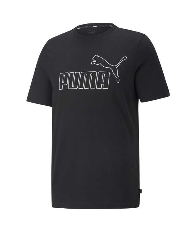Camiseta Puma Essentials Elevated Hombre BK