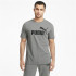 Camiseta Homem Puma Ess Logo Cinzento