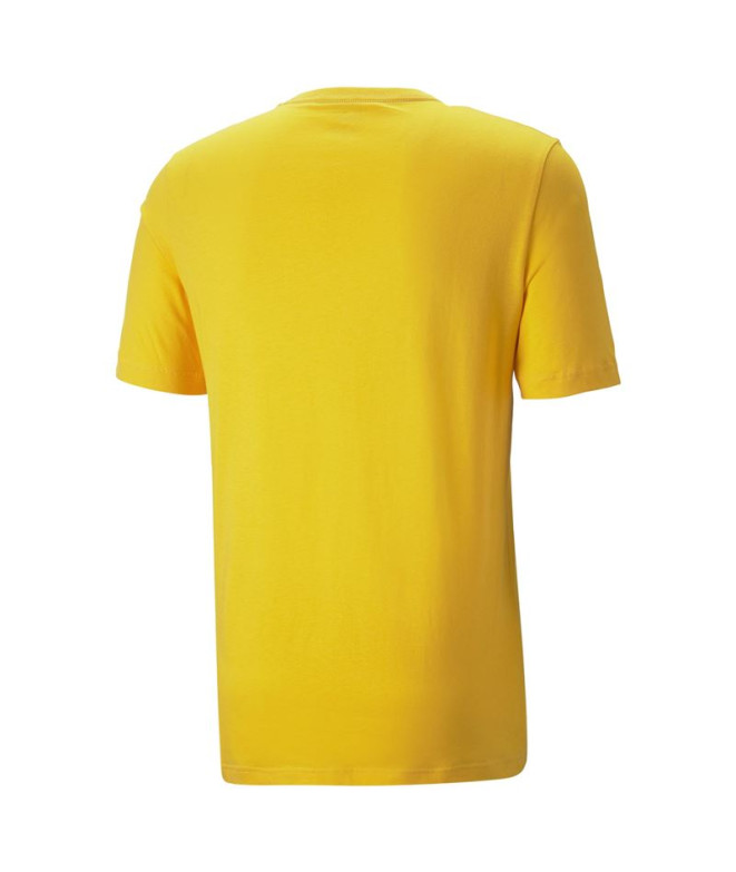 T-shirt Homme Puma Essentials+2 Colour Logo Yellow