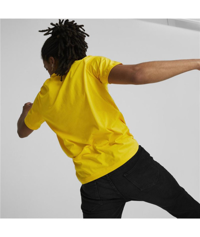 T-shirt Homme Puma Essentials+2 Colour Logo Yellow
