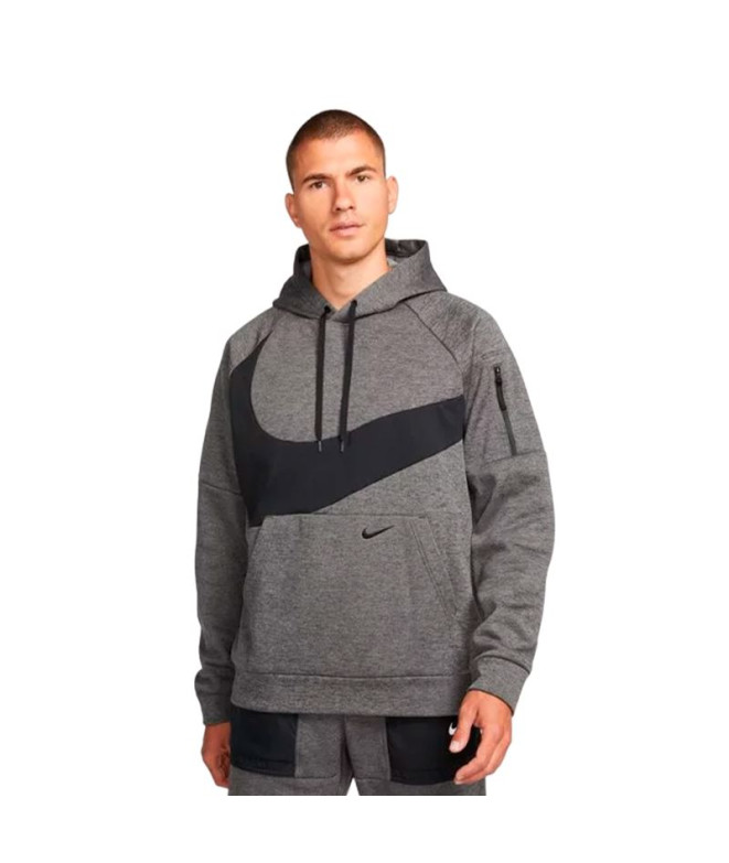 Sudadera con capucha Nike Therma-Fit Hombre Grey.