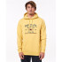 Casaco com capuz Rip Curl Radiate Homens Amarelo