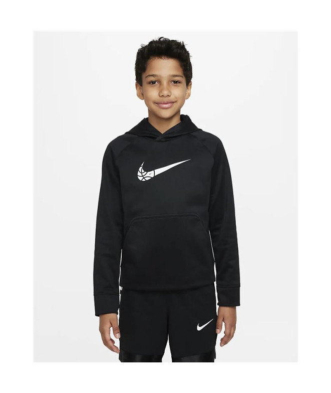 Sweatshirt Nike Therma-FIT Boy Noir