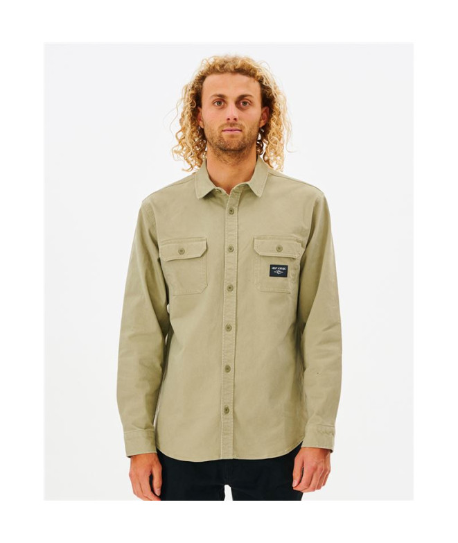 Camisa Rip Curl Epic Man Bege