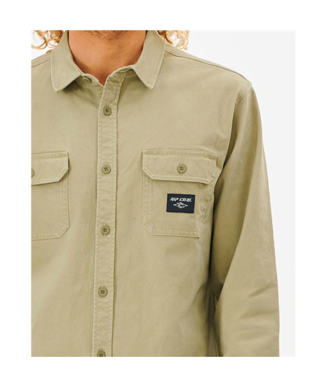 Camisa Rip Curl Epic Man Bege