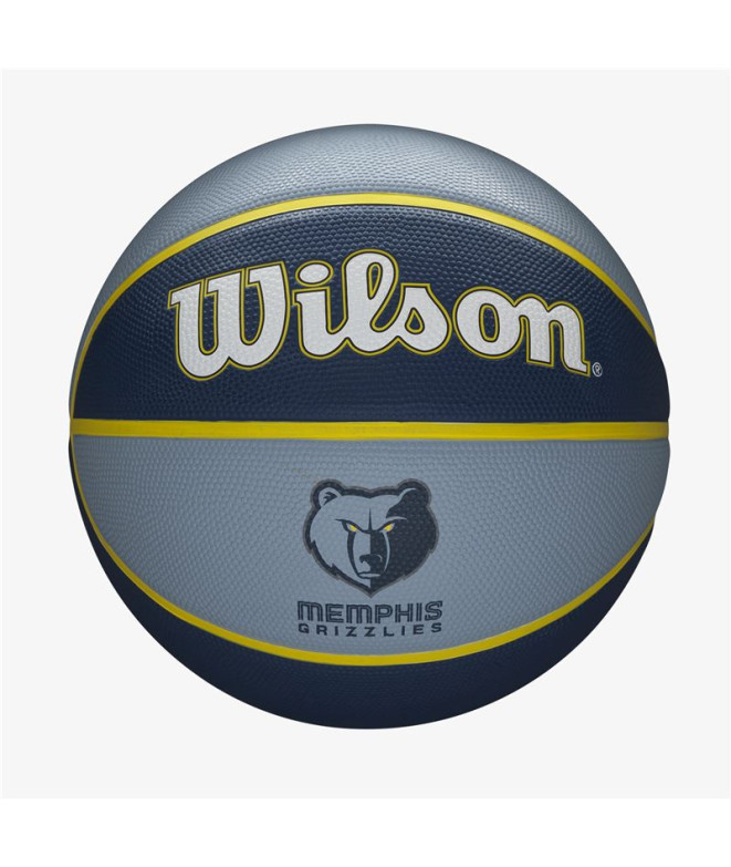 Ballon de basket Wilson NBA Team Tribute Grizzlies Bleu
