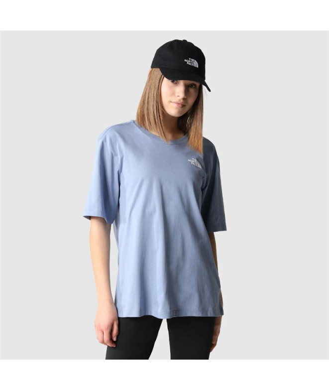 Camiseta The North Face Simple Dome Folk Mujer Blu