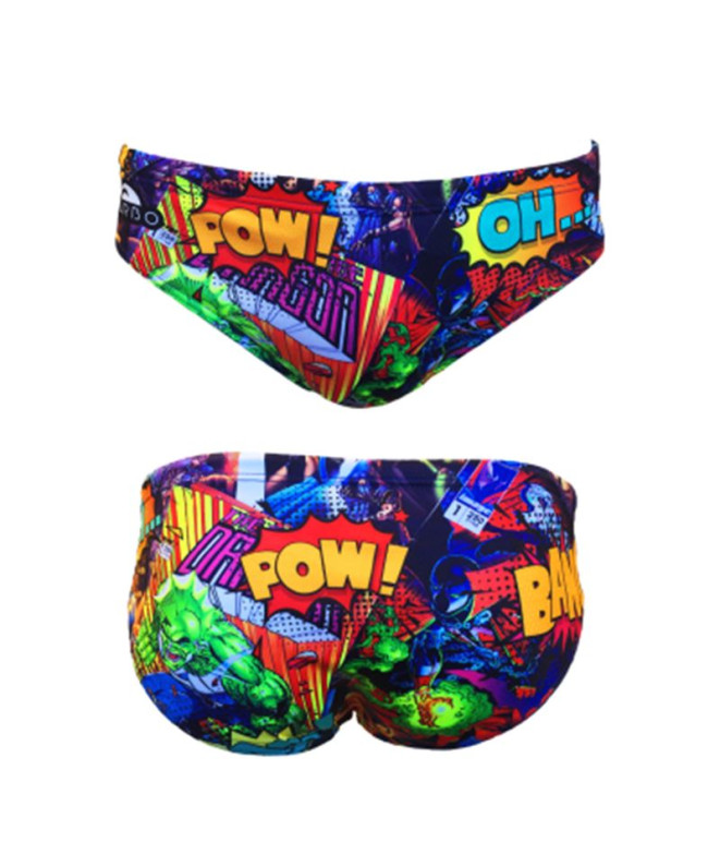 Maillot de bain Turbo Waterpolo Super Comic Homme Multicolore