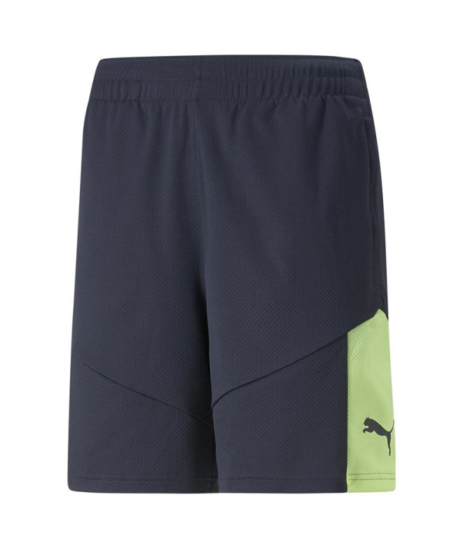 Short de football Puma individualFINAL Bleu Hommes