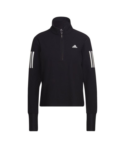 Sweatshirt Running adidas Own The Run 1/2 Zip Preto para...