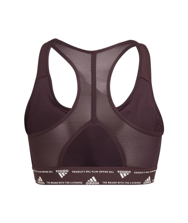 Sutiã esportivo adidas Powerreact Medium-Suppo