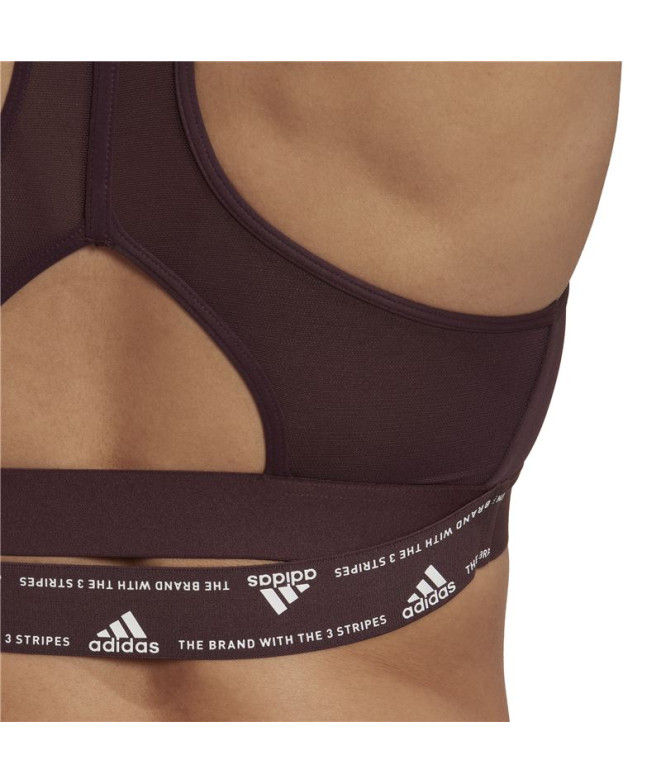 Brassiere de sport adidas Powerreact Medium-Suppo