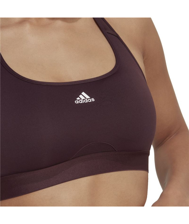 Sutiã esportivo adidas Powerreact Medium-Suppo