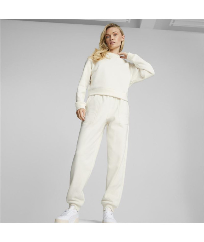 Chándal Puma Loungewear Suit Blanco Mujer