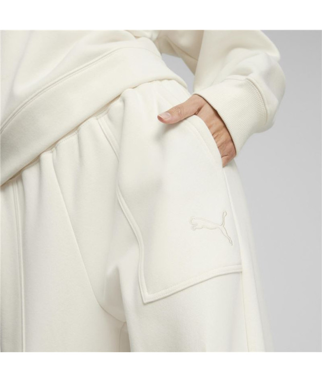 Chándal Puma Loungewear Suit Blanco Mujer