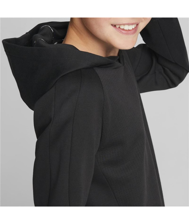 Sudadera Puma Evostripe Youth Hoodie Negro...