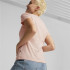 Camiseta Puma Essentials+ Embroidery Rosa Mulher