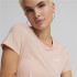 Camiseta Puma Essentials+ Embroidery Rosa Mulher