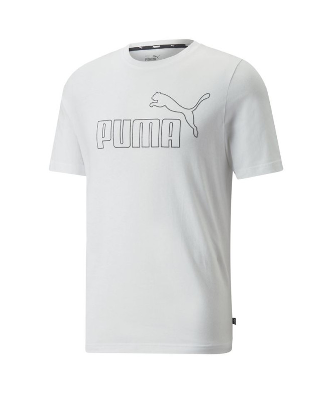 Camiseta Puma Essentials Elevated Hombre WH