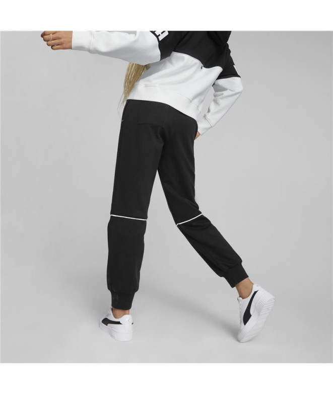 Pantalones Puma Power Colorblock Negro Mujer