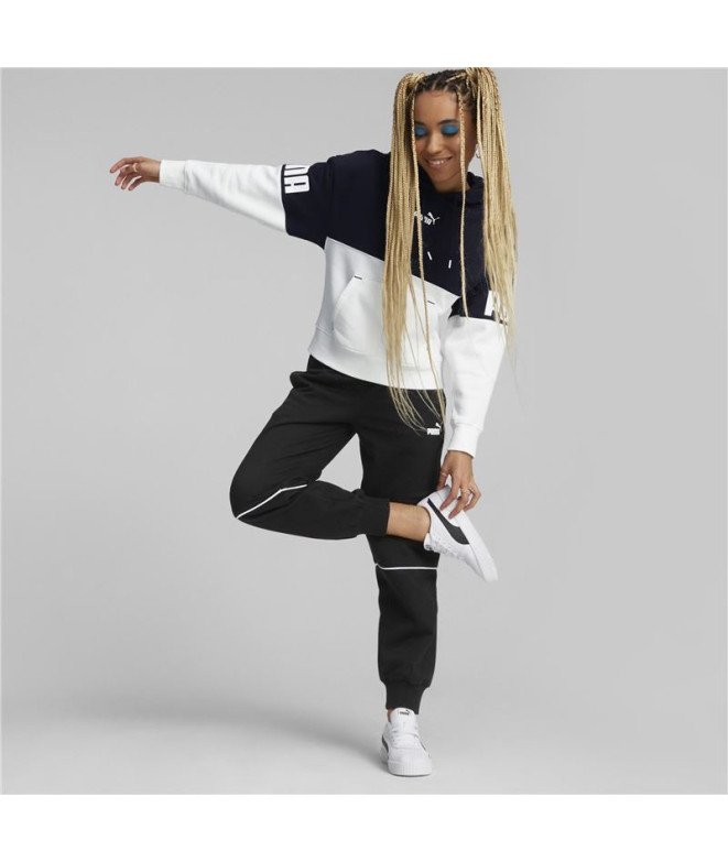 Pantalones Puma Power Colorblock Negro Mujer