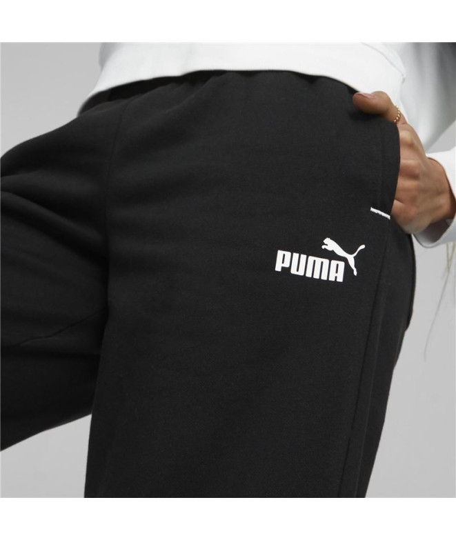 Pantalones Puma Power Colorblock Negro Mujer