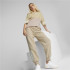 Pantalones Puma Power Colorblock Beige Mujer