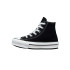 Sapatilhas altas Converse Chuck Taylor All Star Lift Platform Infantil Preto