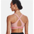 Brassiere de sport Under Armour Crossback Mid Hthr Pink
