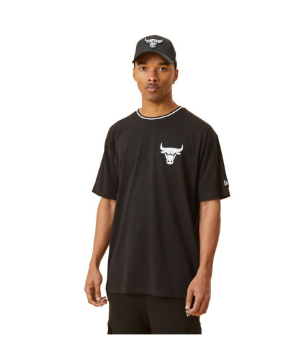 T-shirt New Era Chicago Bulls Graphique M Noir