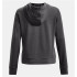 Chaqueta Under Armour Rival Terry FZ Hoodie Mujer Gris